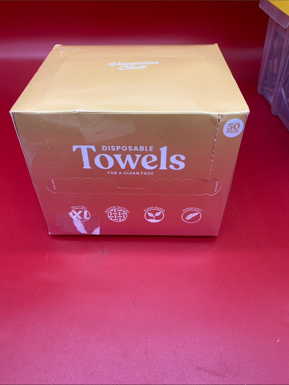Disposable Towels For A clean Face 50 pack size XL new